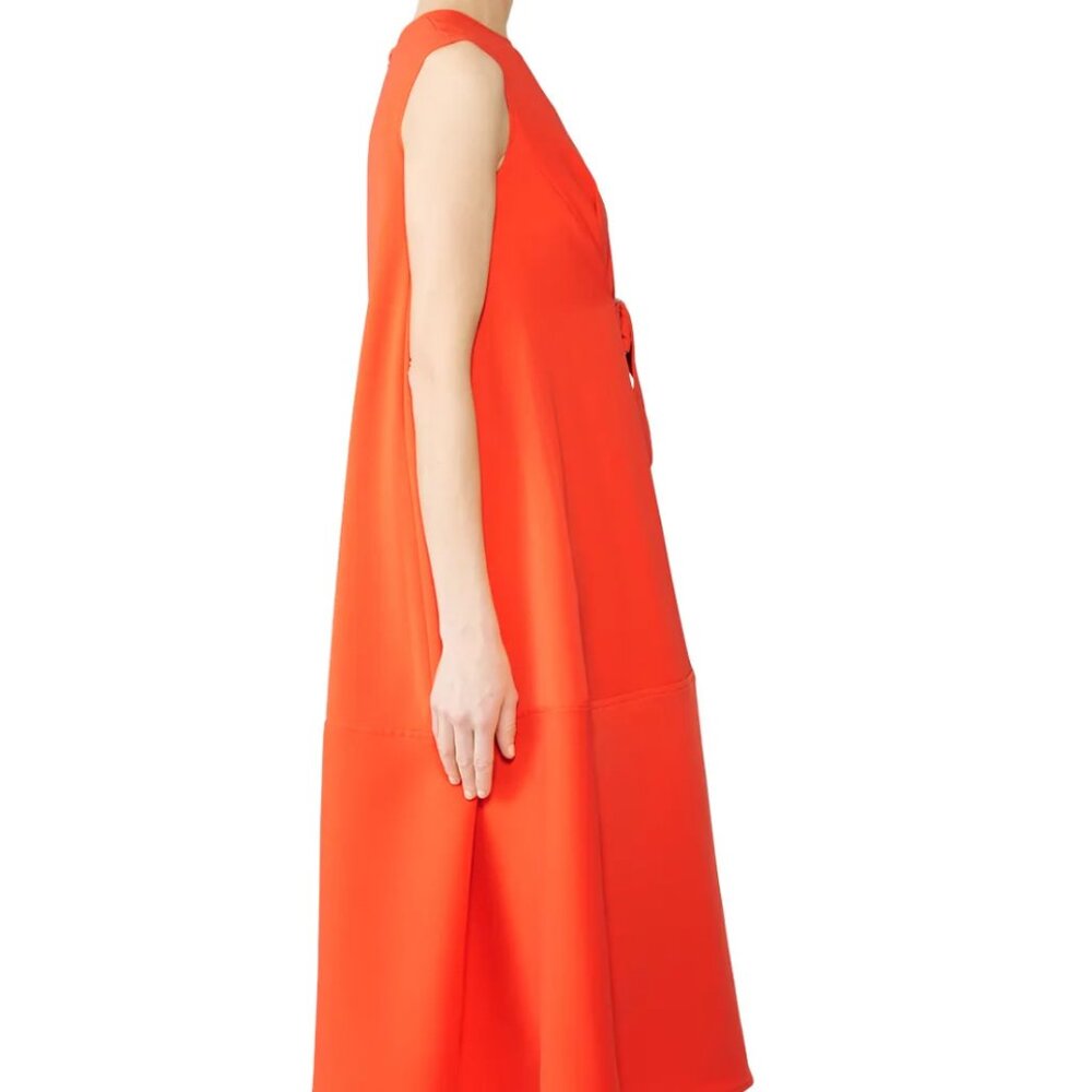 Adeam Bright Orange A-Line Dress View 2